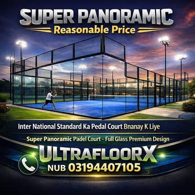 Luxury panel court design & installation service provider near you