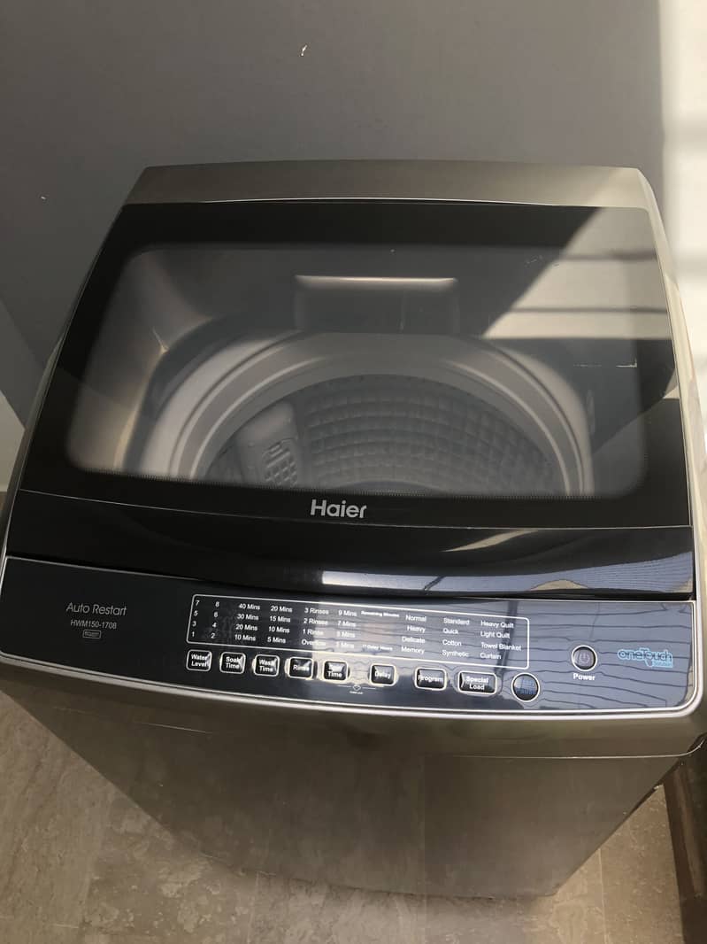Haier one touch automatic w-machine 5