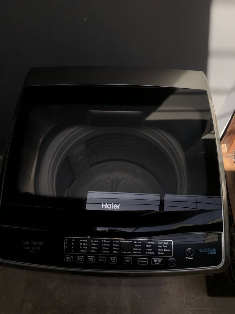 Haier one touch automatic w-machine 0