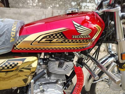 Honda cg 125 gold 24/25 model all Punjab number 0329/13/15/215