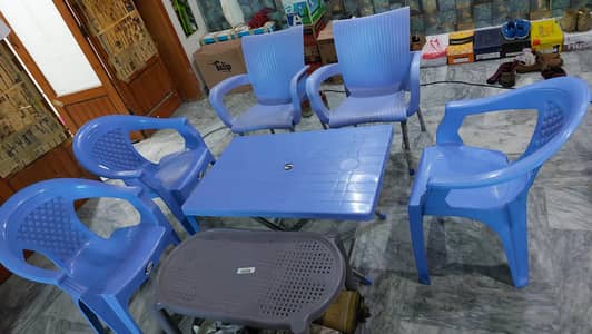 5 Chairs And 2 Tables Boss