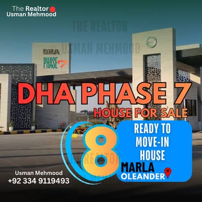 8 Marla Beautiful House for Sale in DHA Phase 7 (Ex DHA Valley) Oleander Block
