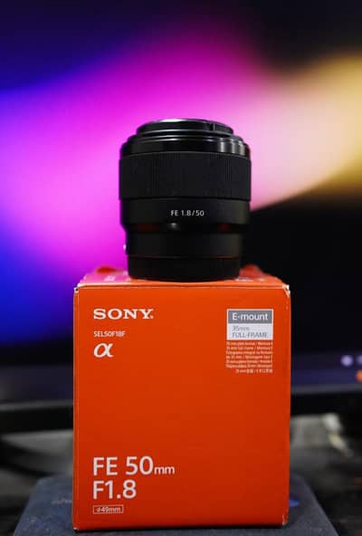 Sony 50mm 1.8 for sale  mint condition