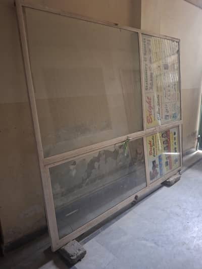 Glass door for shop