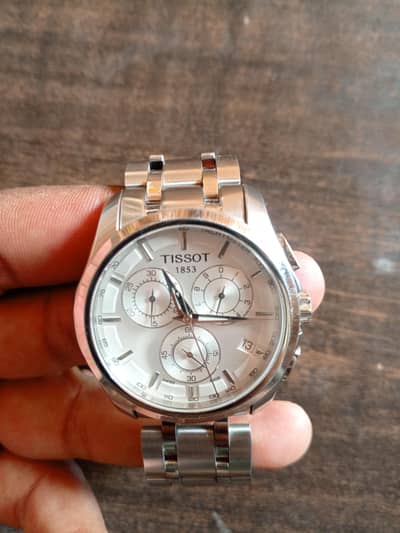 Tissot Couturier Silver Dial Stainless Steel Men's Watch