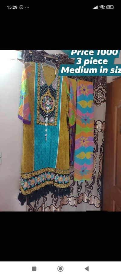 used 3piec dress gets in 800