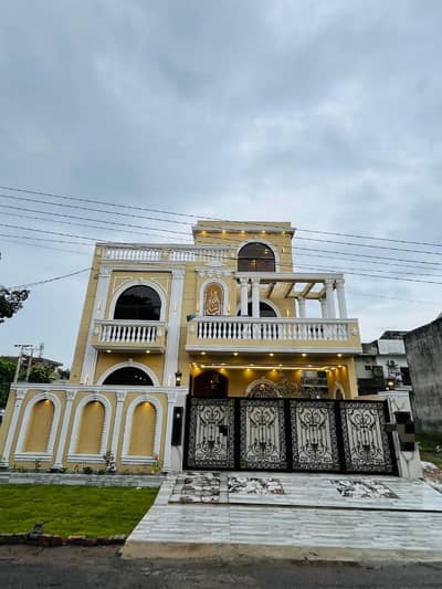 10 Marla Brand New Spanish Style Luxury Double Storey Double Kitchen With Gas Meter 50 Feet Road Facing Park House Available For Sale In Wapda Town Lahore By Fast Property Services
