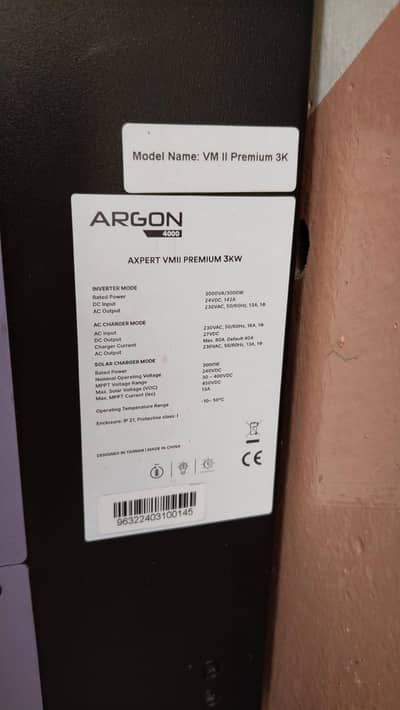 Knox inverter pv 4000 Argon