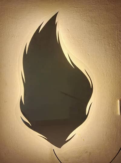LED Touch Mirror Flame Design - Cash Only - Gujranwala`
