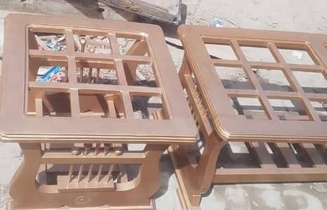 wooden table set