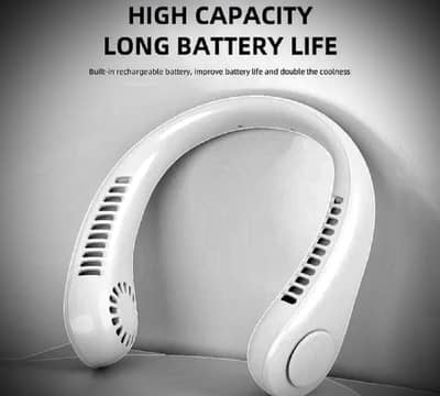 Portable Neck Fan – Rechargeable Hands-Free Cooling Fan
