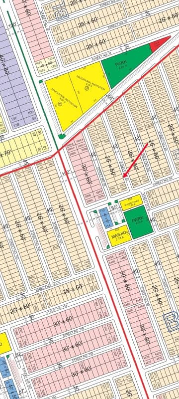 5 Marla Plot For Sale Near Masjid Ibrahim In Faisal Hills B Block Plot#3961