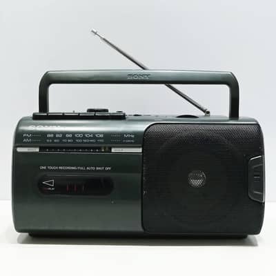 1990s Sony CFM-10 AM/FM Radio Cassette Recorder and Player Boombox