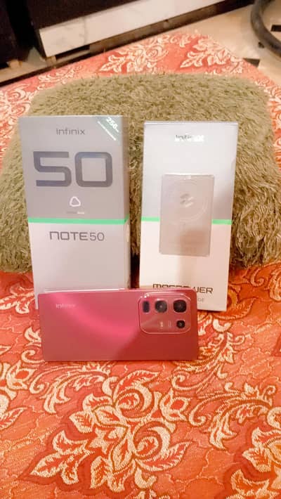 infinix note 50 with meg charger