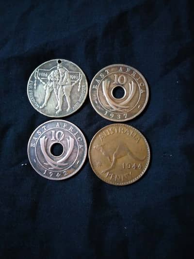 112 YEARS ANTICE OLD COINS
