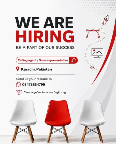 We are hiring calling agent ( Fresher or experience)