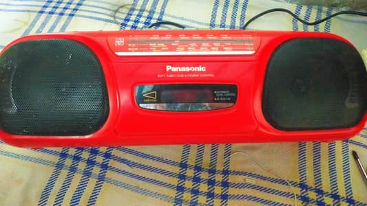 Panasonic tape recorder and radio