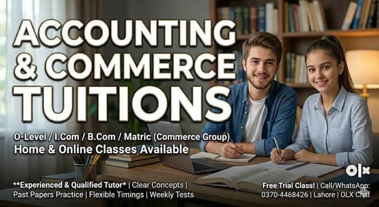 Home & Online Tuition – Accounting, Commerce & Business Studies