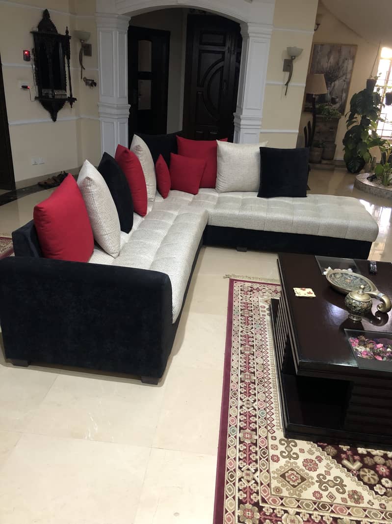 LShaped 7 seater Sectional Sofaset 3