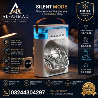 Portable Air Conditioner Mist Fan Big Size
