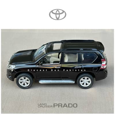 Toyota Land Cruiser Prado LC150 Black Diecast Model