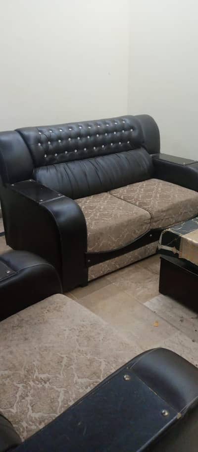 6 Seater Sofa Set (3+2+1) | Modern Tufted Design |
