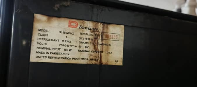 Dawlance fridge excellent 