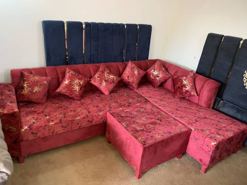 L SHAPE SOFA SET 1