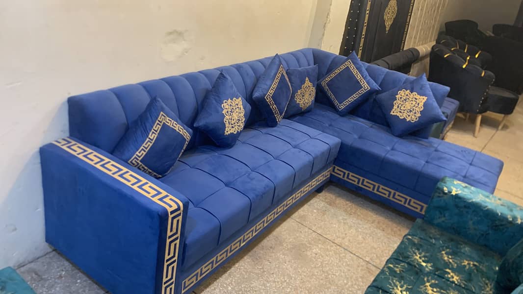 L SHAPE SOFA SET 6