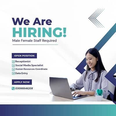 Required Females HR  Medical Assistant/Receptionist/Office clerk