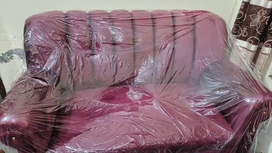 UN USED VELVIT SOFA 3 2 1 SEATER