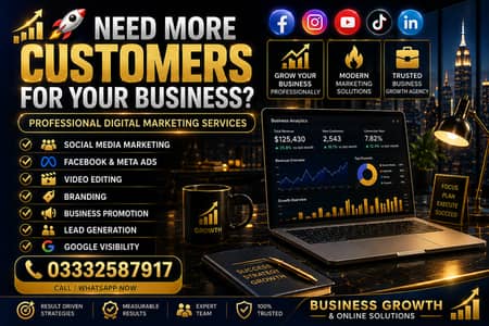 Need More Customers? Professional Social Media Marketing Services