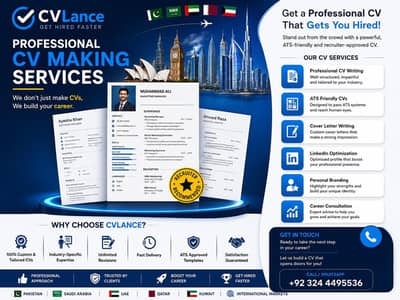 Professional ATS-Friendly CV Writing Services | Saudi, UAE & Gulf CVs