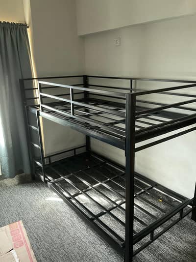 Iron Wrought Bunkbed, condition good, without mattress