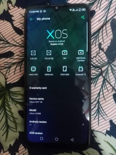 infinix hot 10i 4+128gb exchange possible