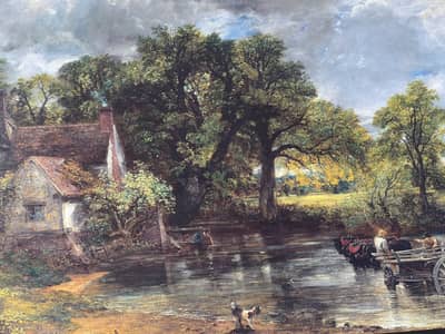 The Hay Wain" Classic Landscape Painting - Wall Decor