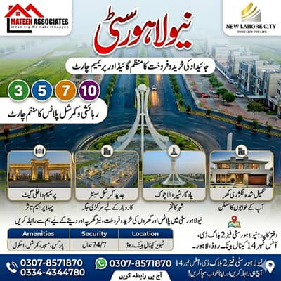 New Lahore City Phase 3 Premier Enclave 5 Marla Plot Prime Location On Ground Plot For Sale In New Lahore City Near To Bahria Town Lahore
