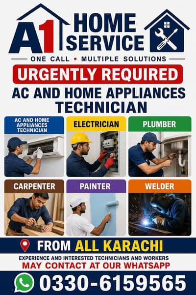 Technician and Workers Required
