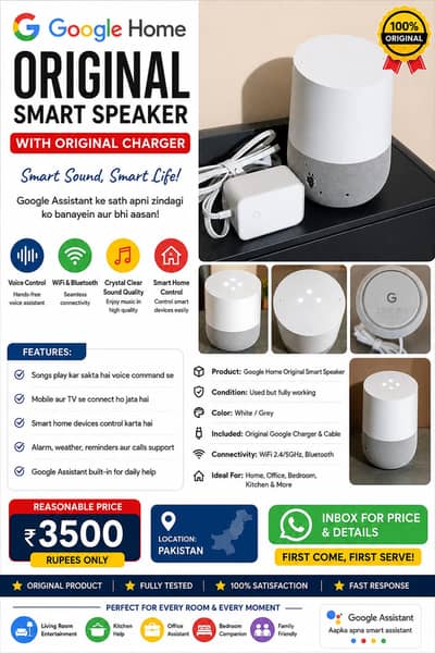 Google Home Original Smart Speaker