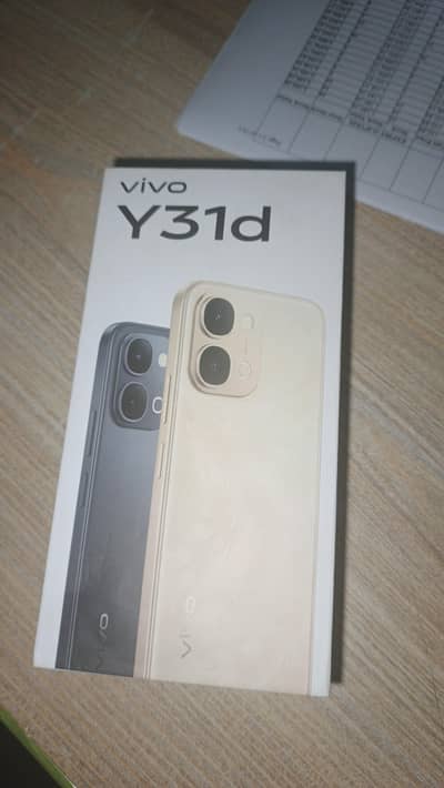 new Model vivo Y31d