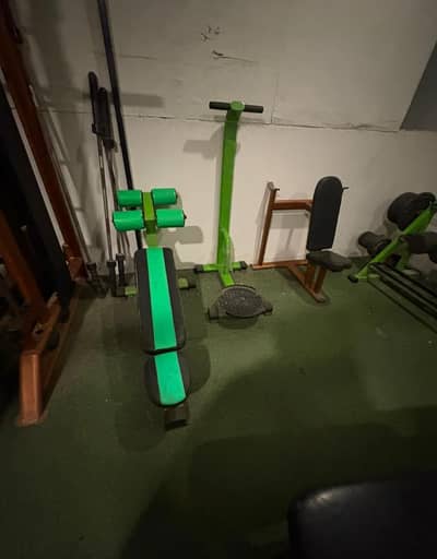 Adjustable Sit Up Bench With Twister Machine