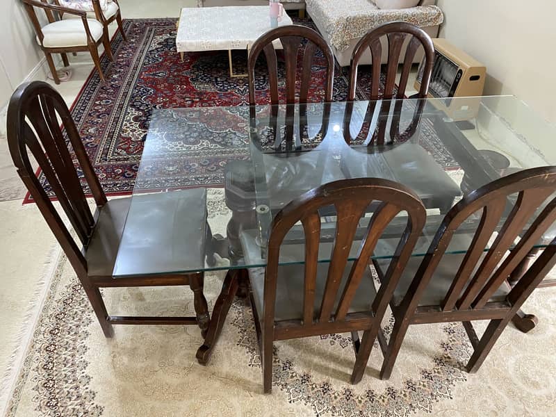 6 Seater Dining Table Set 1