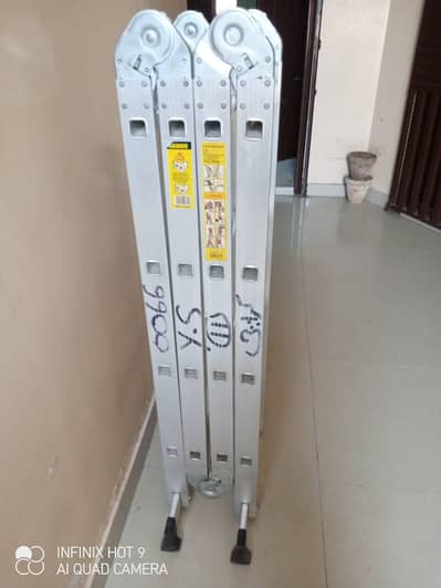 2 different kind aluminum ladders for sale