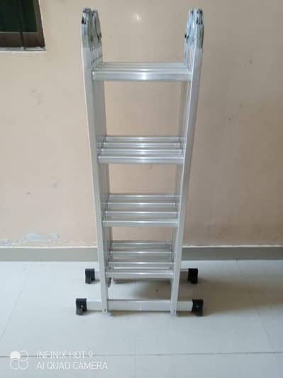 2 different kind aluminum ladders for sale
