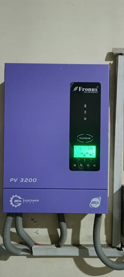 Fronus platinum pv3200 in warranty