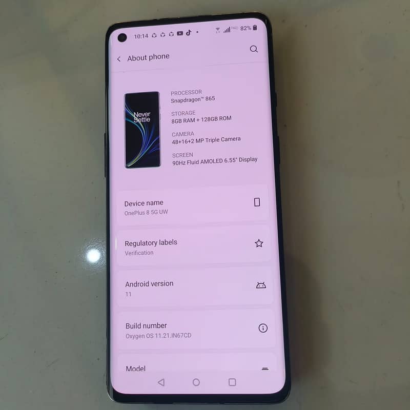 One Plus 8 0