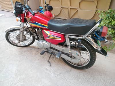 Honda CG 125 Red Colour 2019 model my own name