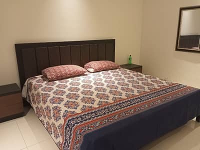 Luxury 2 Bed Fully Furnished with double Terrace view Available For Rent near Dha phase 4!