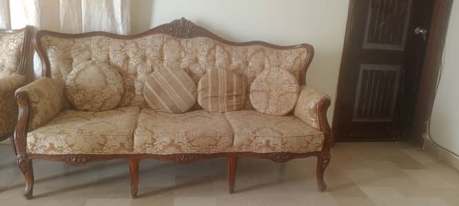 5 seater Customized Sheesham Sofa set (2 Sets)
