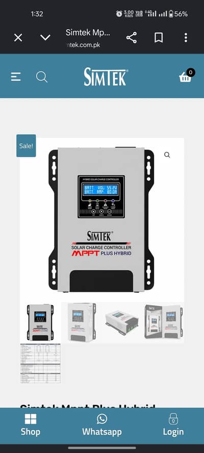 simtek 80 amp 1 month used